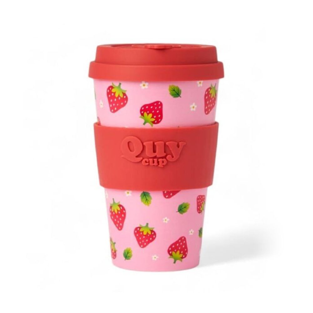 Quy Cup Travel Mug Strawberry