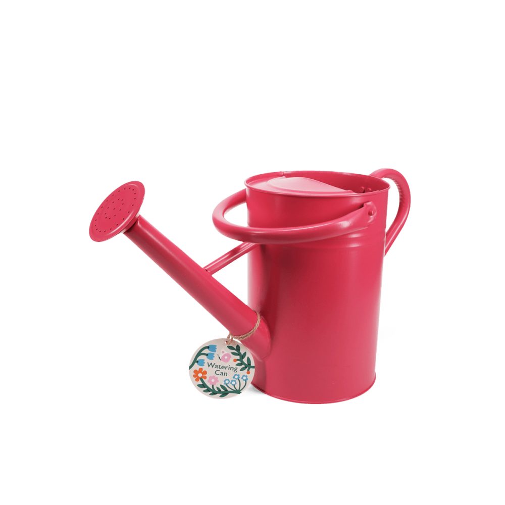 Annaffiatoio in acciaio Rosso