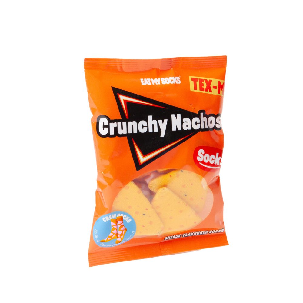 Eat My Socks calzini Crunchy Nachos Orange