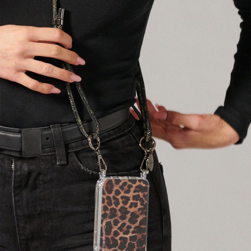 La Coque Francaise Laccio per cellulare Mariah Nero Leopardo - immagine 2