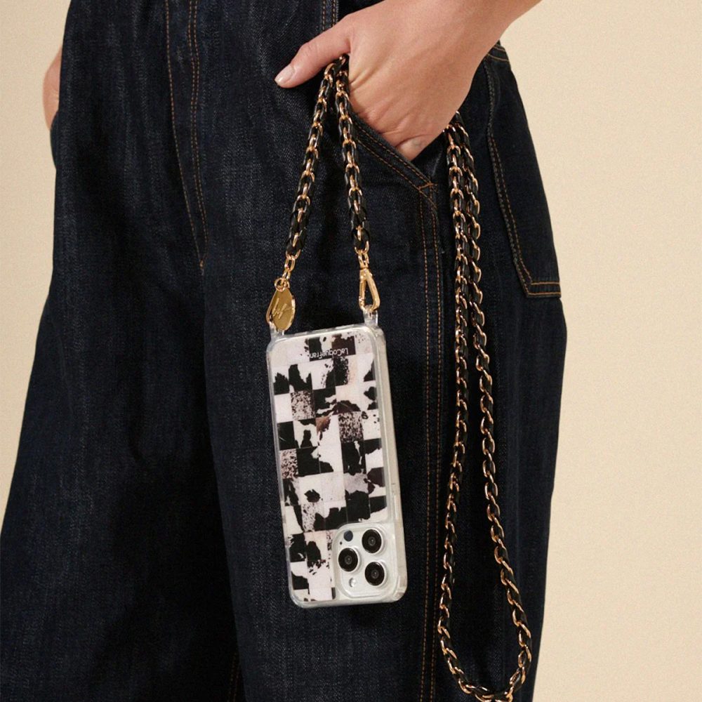 La Coque Francaise Laccio per cellulare Lou Nero e Oro - immagine 2