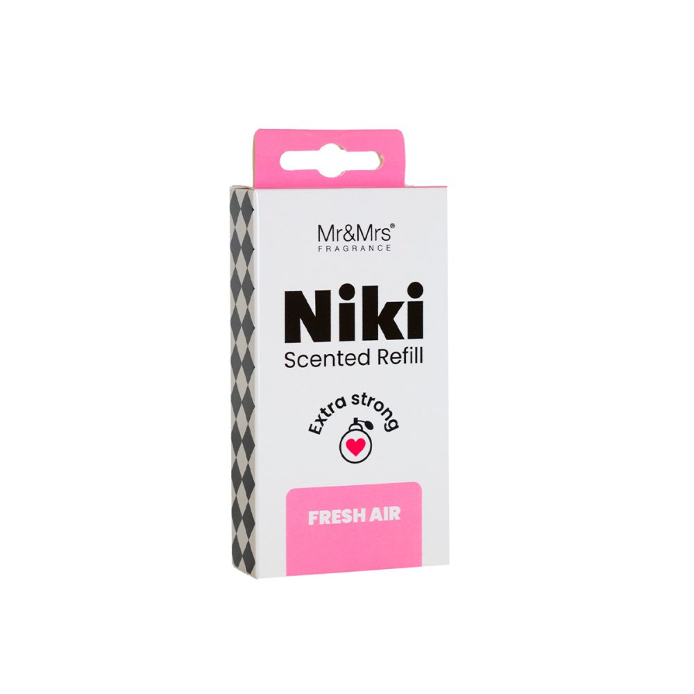 Mr&Mrs Fragrance Refill Niki Fresh Air Profumatore per auto