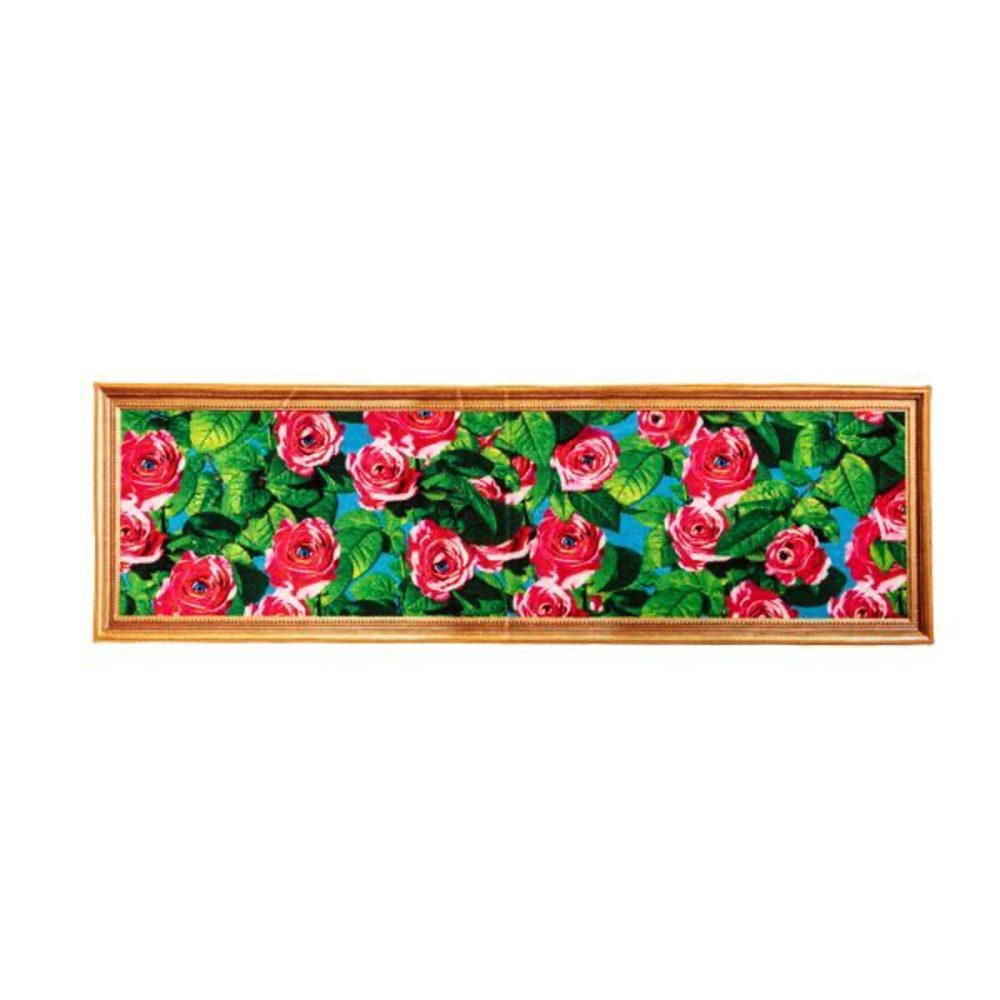 Seletti Toiletpaper Home tappeto cucina Roses With Eyes
