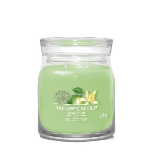 Yankee Candle Signature Vanilla Lime Candela Giara Media
