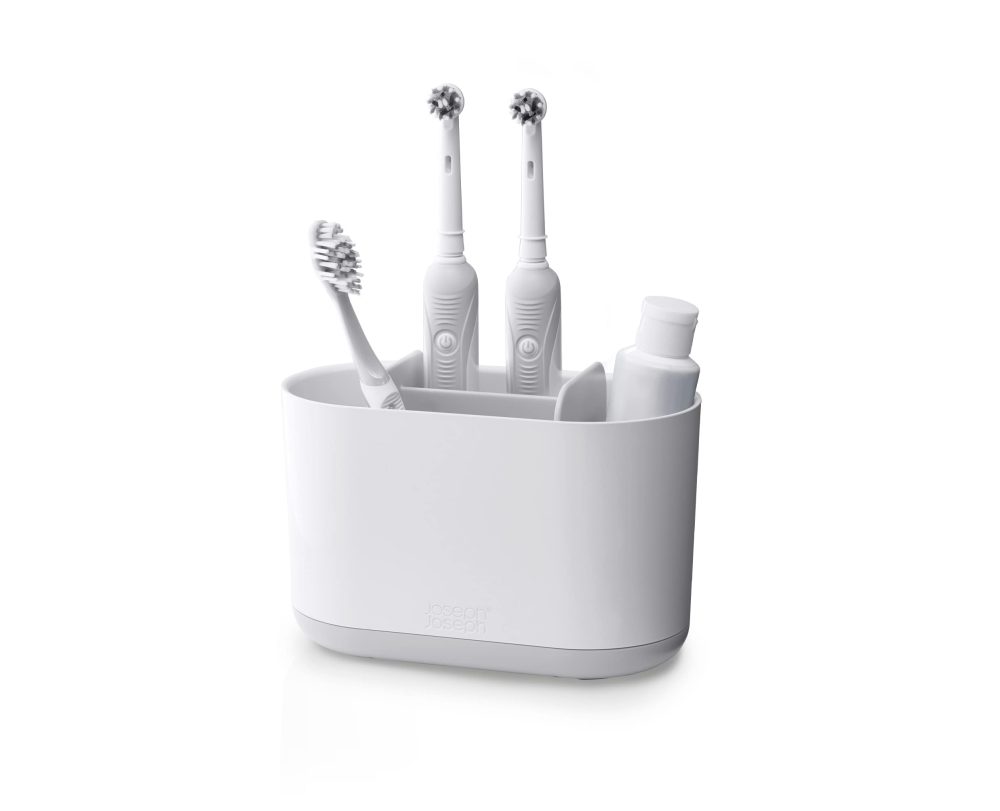 Joseph Joseph Bathroom Porta Spazzolini Silver