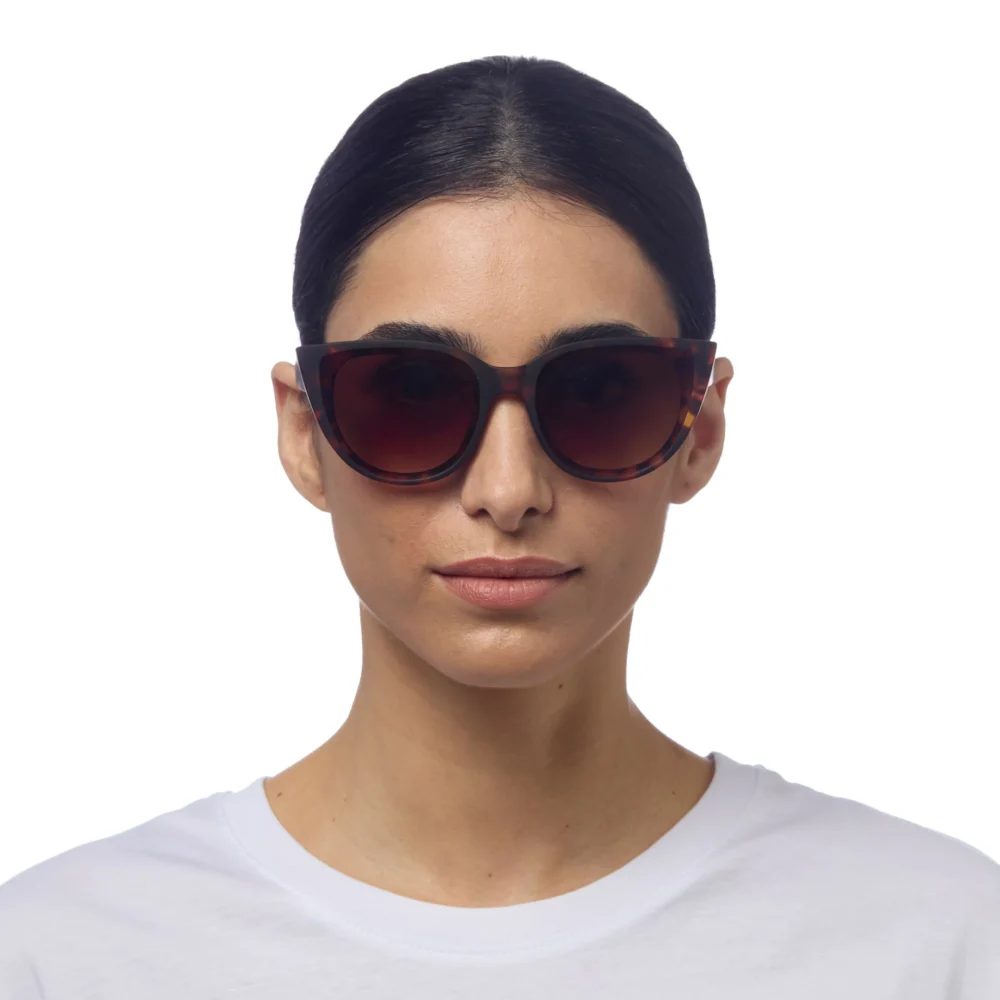 Okkia Occhiale da Sole Modello Gatto Lite Soft Touch Classic Havana - immagine 2