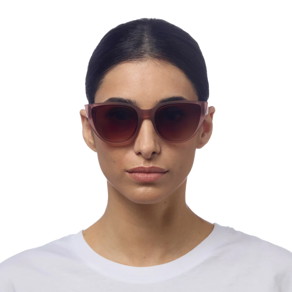 Okkia Occhiale da Sole Modello Silvia Gatto Lite Soft Touch Pink Havana - immagine 4