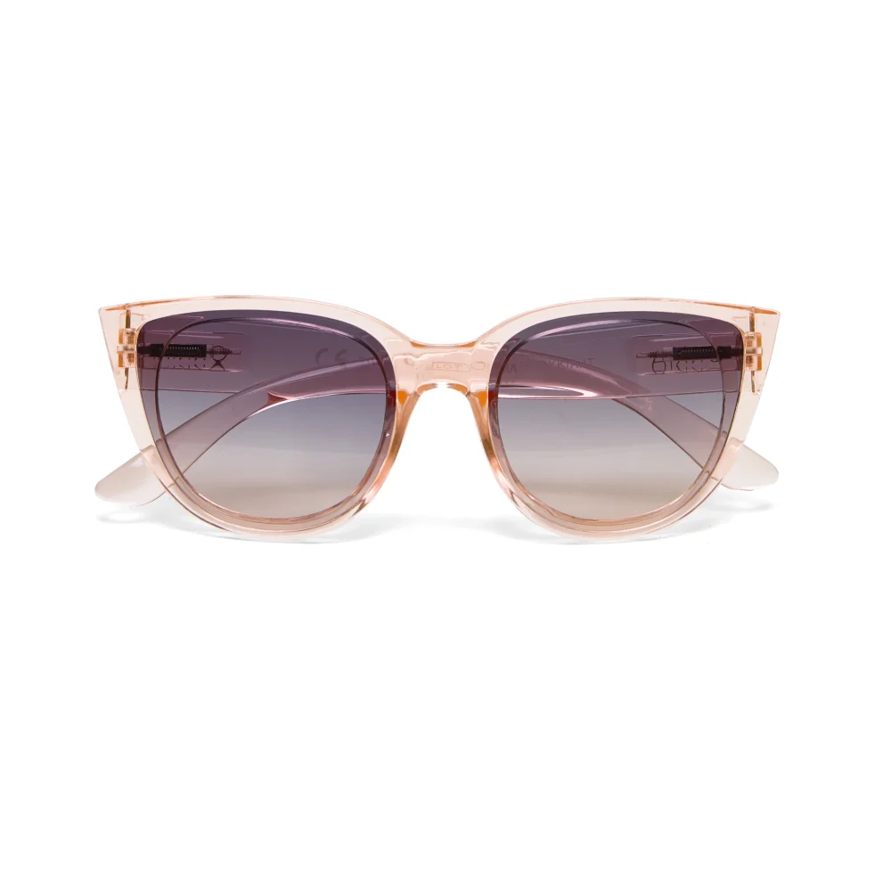 Okkia Occhiale da Sole Modello Silvia Gatto Lite Soft Touch Rosa Trasparente