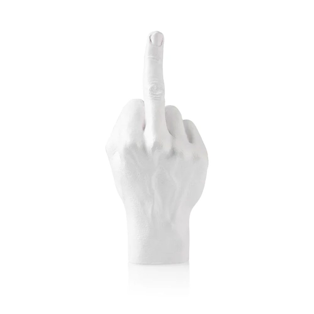Scultura Finger Bianco