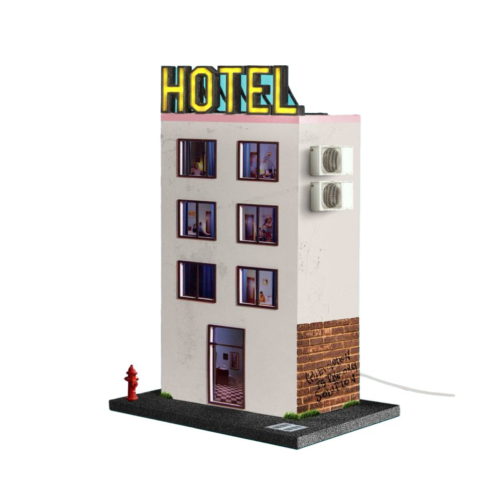 Seletti lampada artistica HOTEL VOYEUR Edizione Limitata