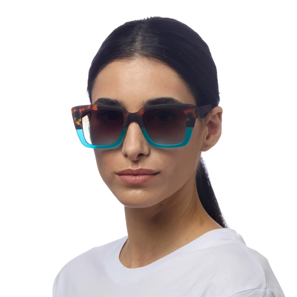 Okkia Occhiale da Sole Elba Havana Blue - immagine 2