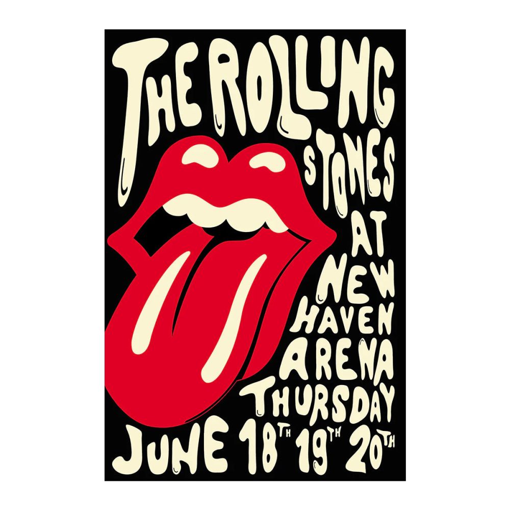Poster Concerti - Rolling Stones New Haven Arena