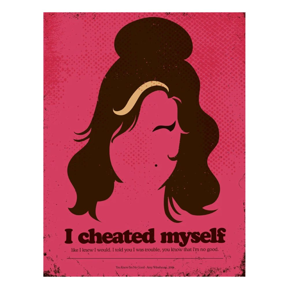 Poster Music Rafael Barletta - Amy Winehouse