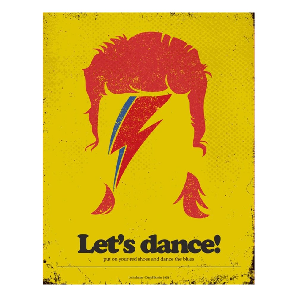 Poster Music Rafael Barletta - David Bowie