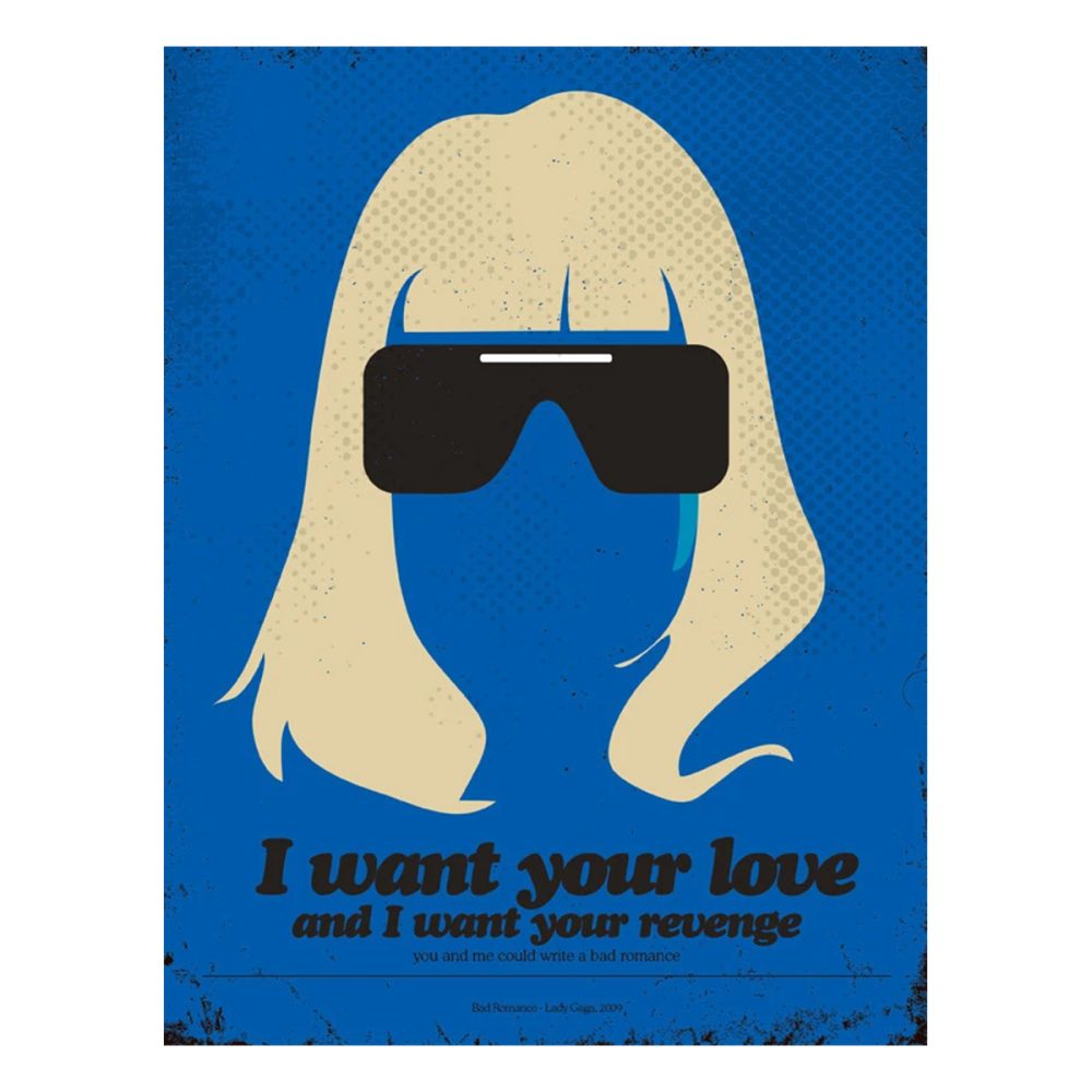 Poster Music Rafael Barletta - Lady Gaga