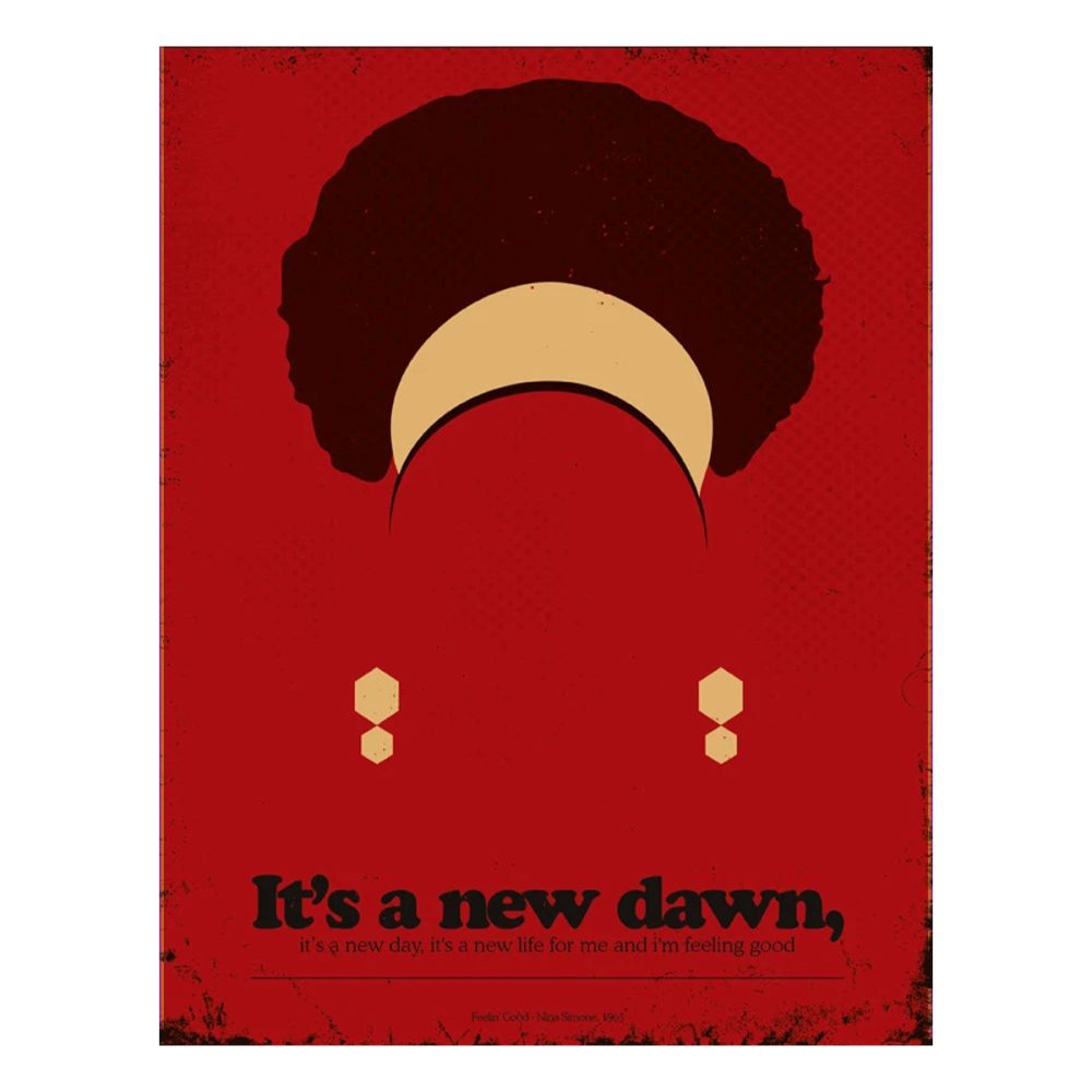 Poster Music Rafael Barletta - Nina Simone