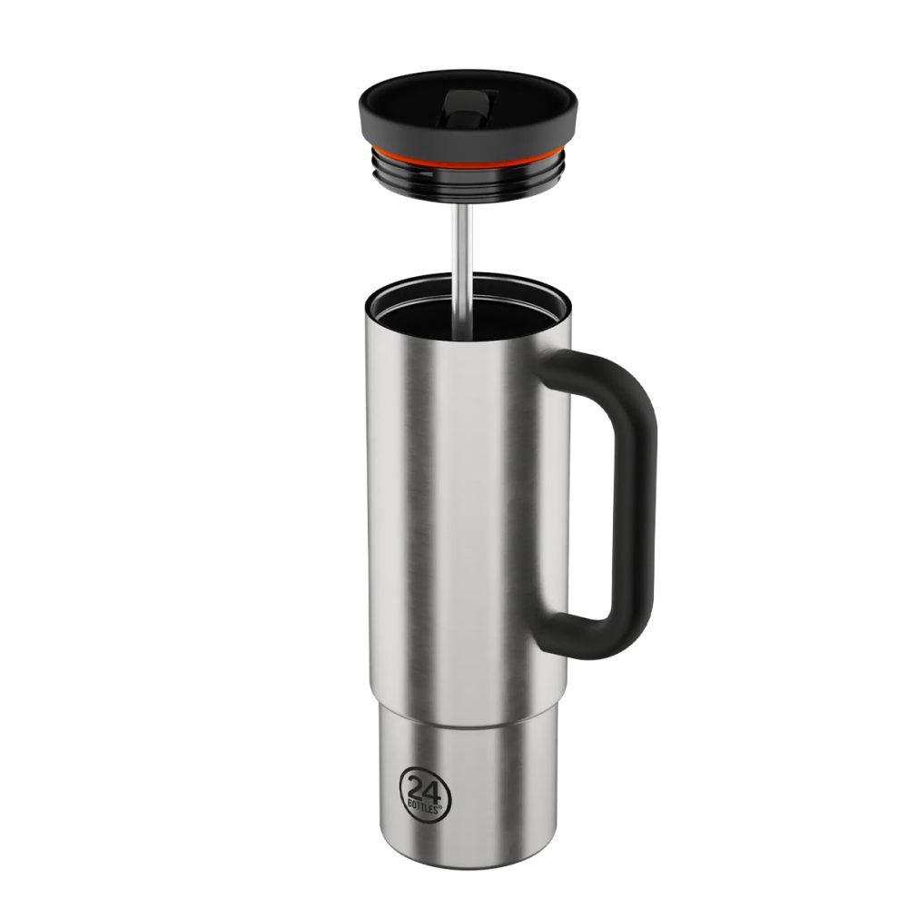 24 Bottles - Straw Cup 800 ml Brushed Steel - immagine 2