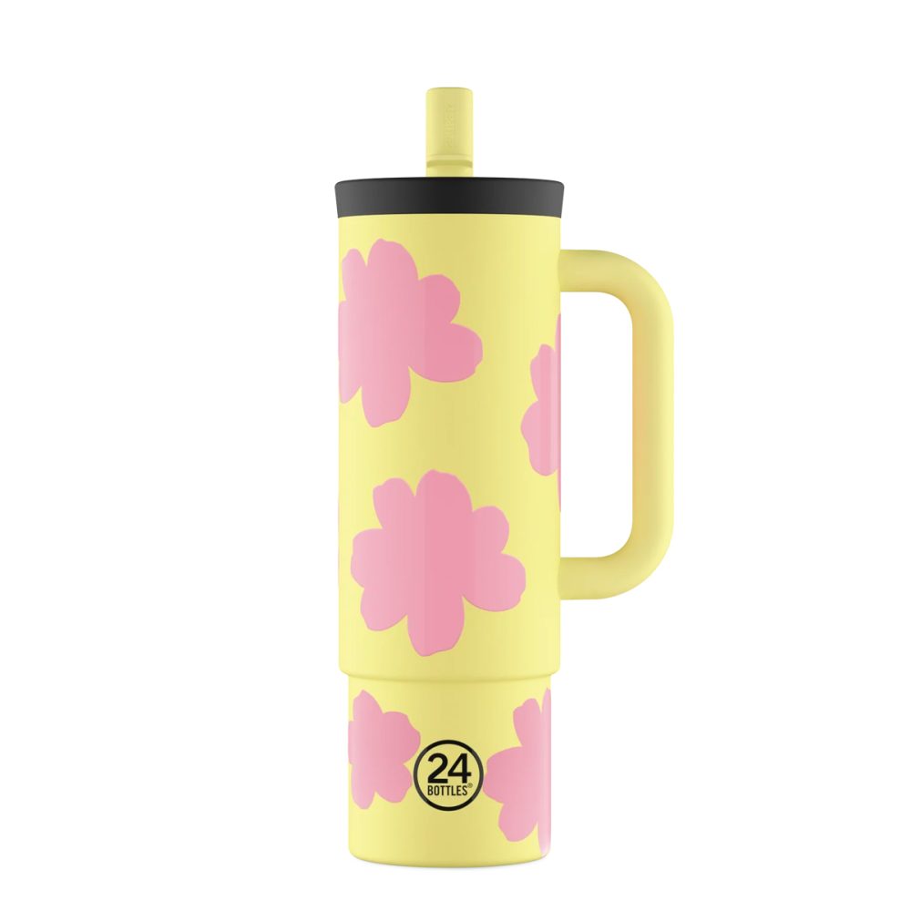 24 Bottles - Straw Cup 800 ml Daydreaming Yellow