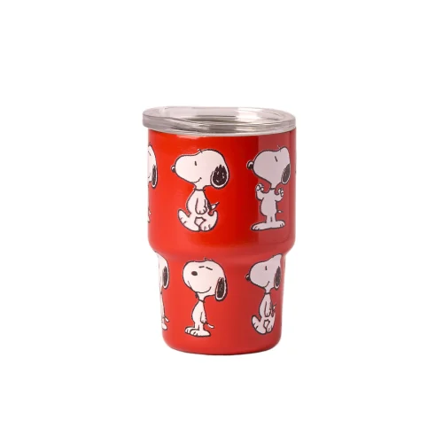 Quy Cup Travel Coffee Cup Snoopy Red