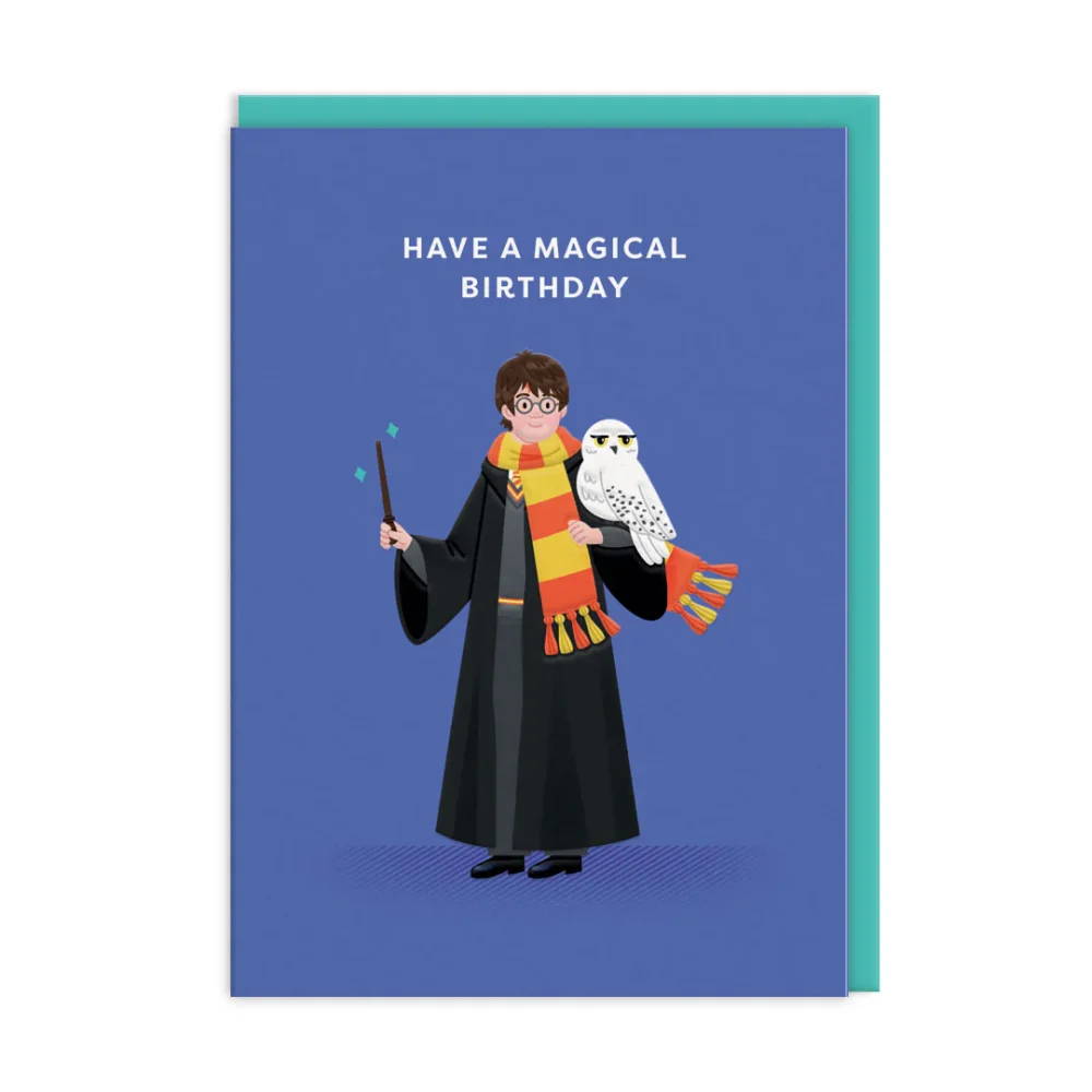 Biglietto Auguri Happy Birthday Harry Potter