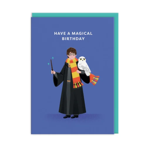 Biglietto Auguri Happy Birthday Harry Potter