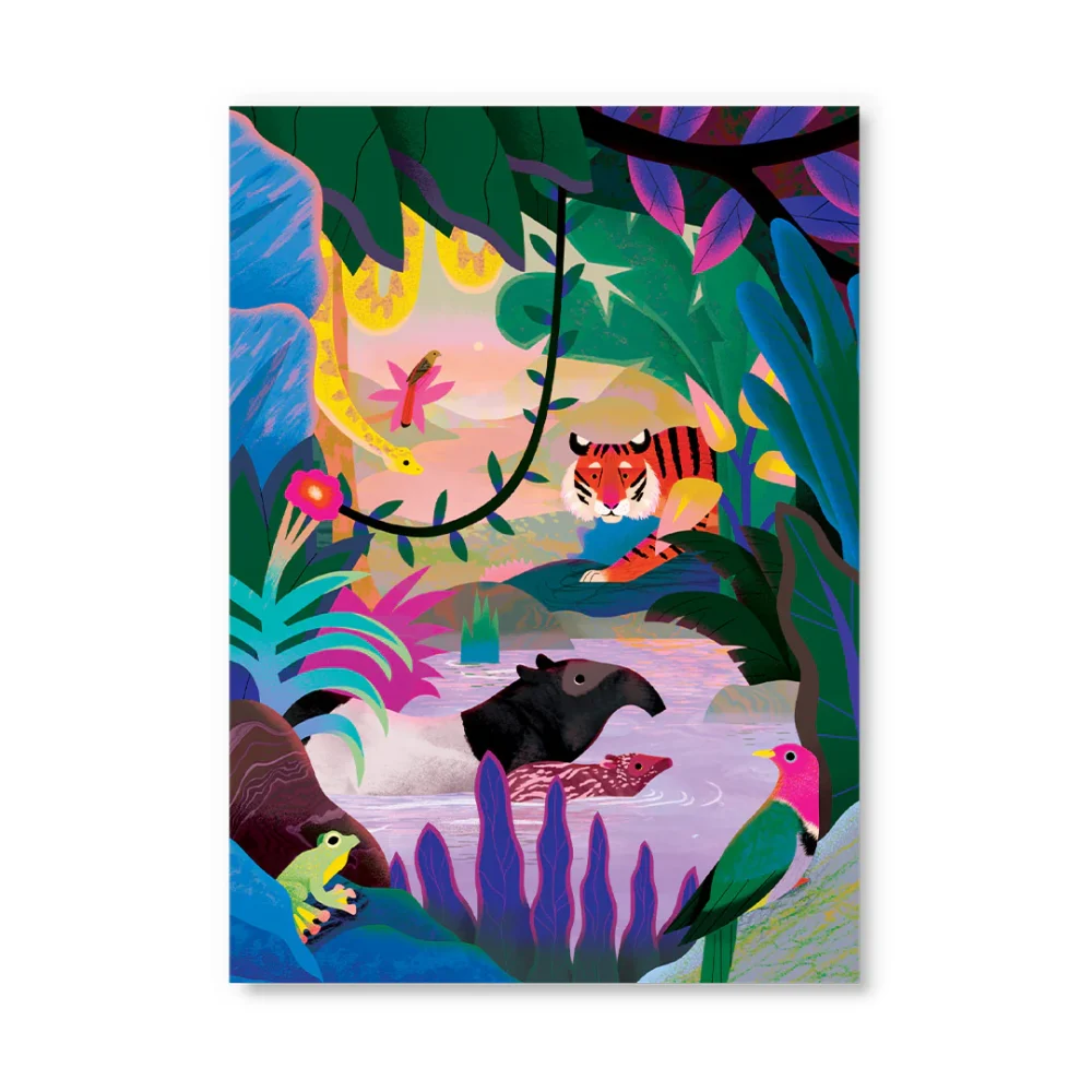 Biglietto Auguri Pop Up Sumatran Jungle