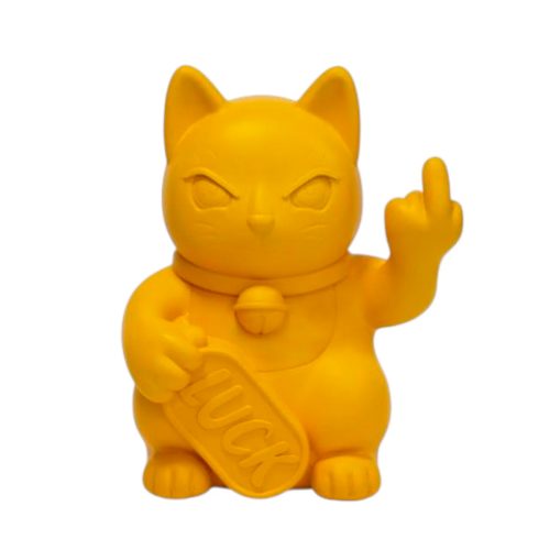 Blogo Design Scultura Maneki Grande Giallo