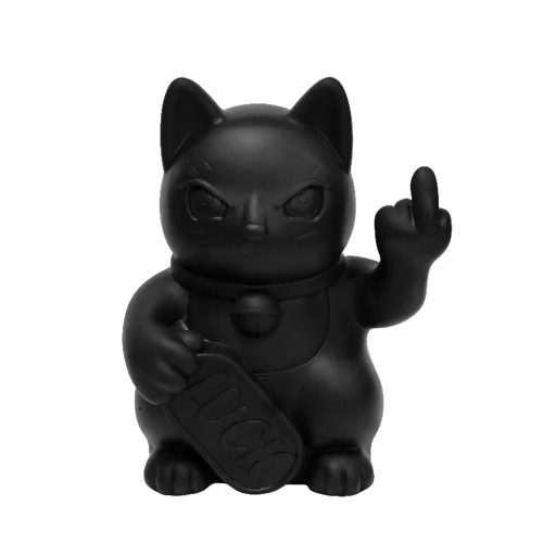Blogo Design Scultura Maneki Grande Nero