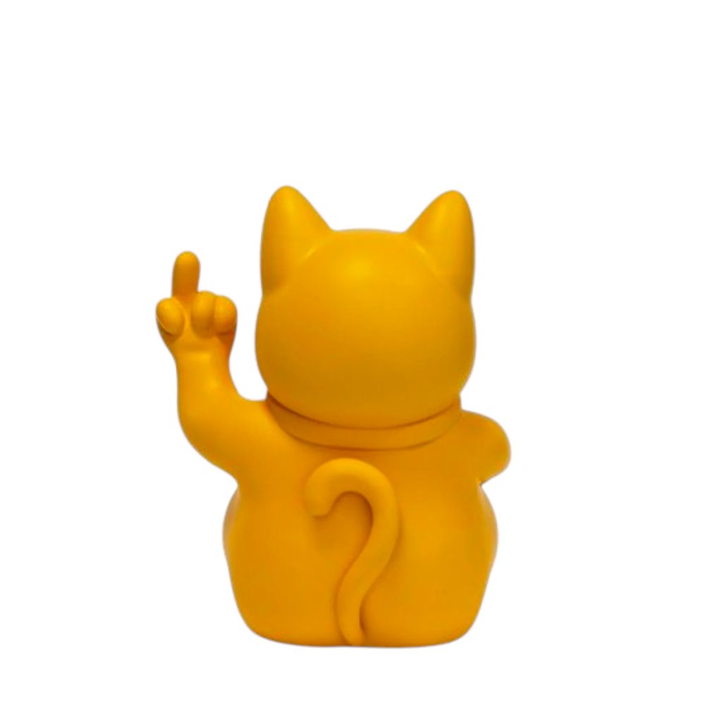 Blogo Design Scultura Maneki Piccolo Giallo - immagine 2