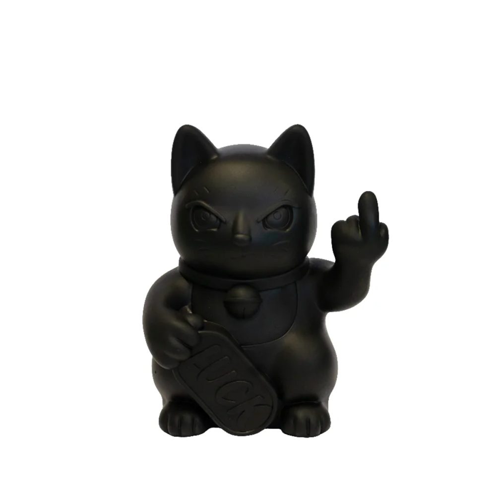 Blogo Design Scultura Maneki Piccolo Nero