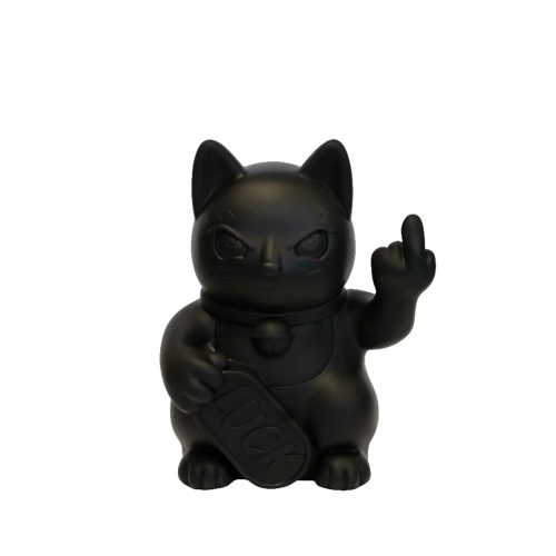 Blogo Design Scultura Maneki Piccolo Nero
