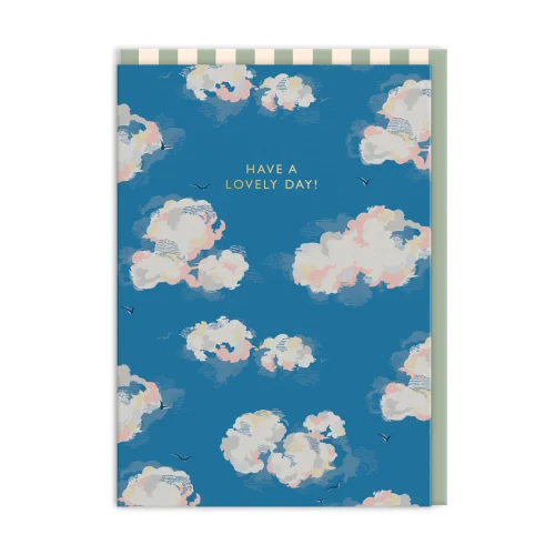 Biglietto Auguri Cath Kidston Lovely Day Nuvole