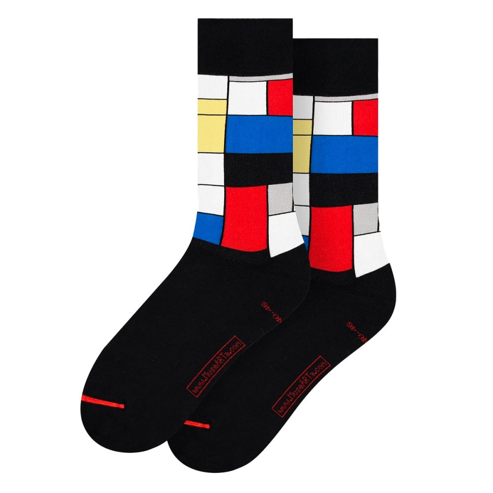 Calzini MuseARTa - Art Sox Composizione con giallo, blu e rosso 36/40