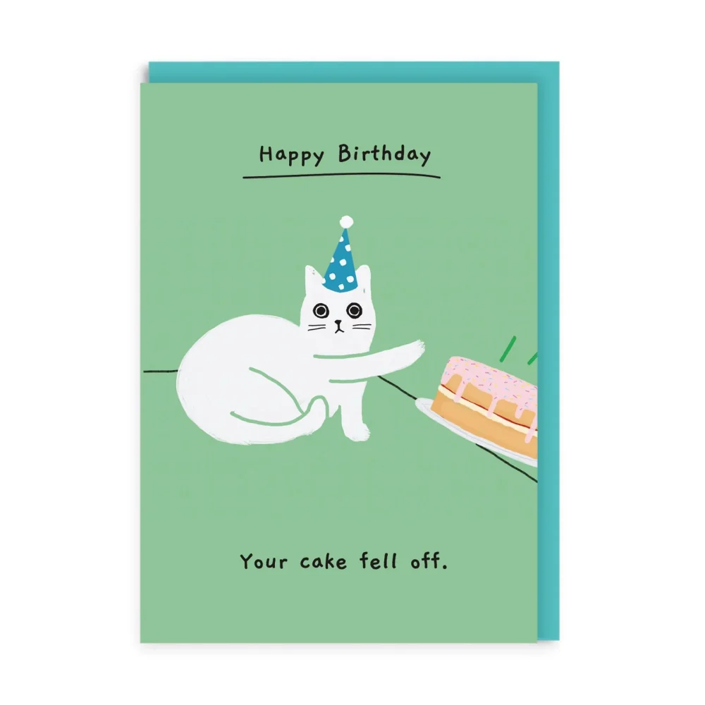Biglietto Auguri Your Cake Fell Off
