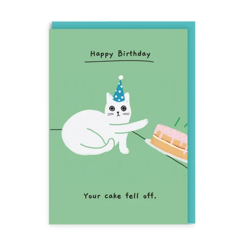 Biglietto Auguri Your Cake Fell Off
