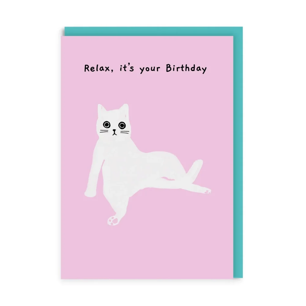 Biglietto Auguri Relax It's Your Birthday