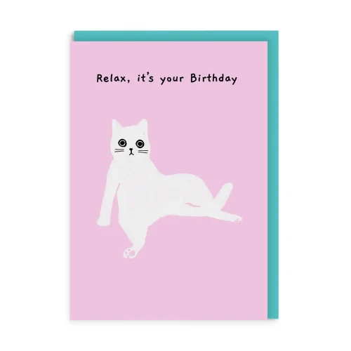 Biglietto Auguri Relax It's Your Birthday