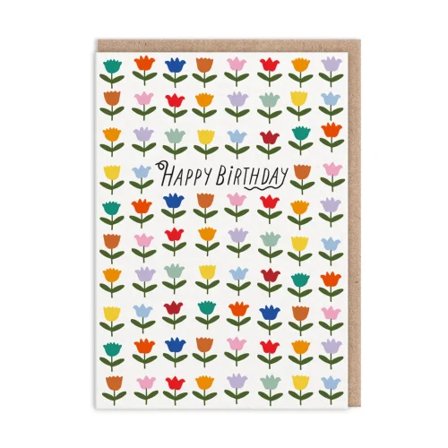 Biglietto Auguri Tulip