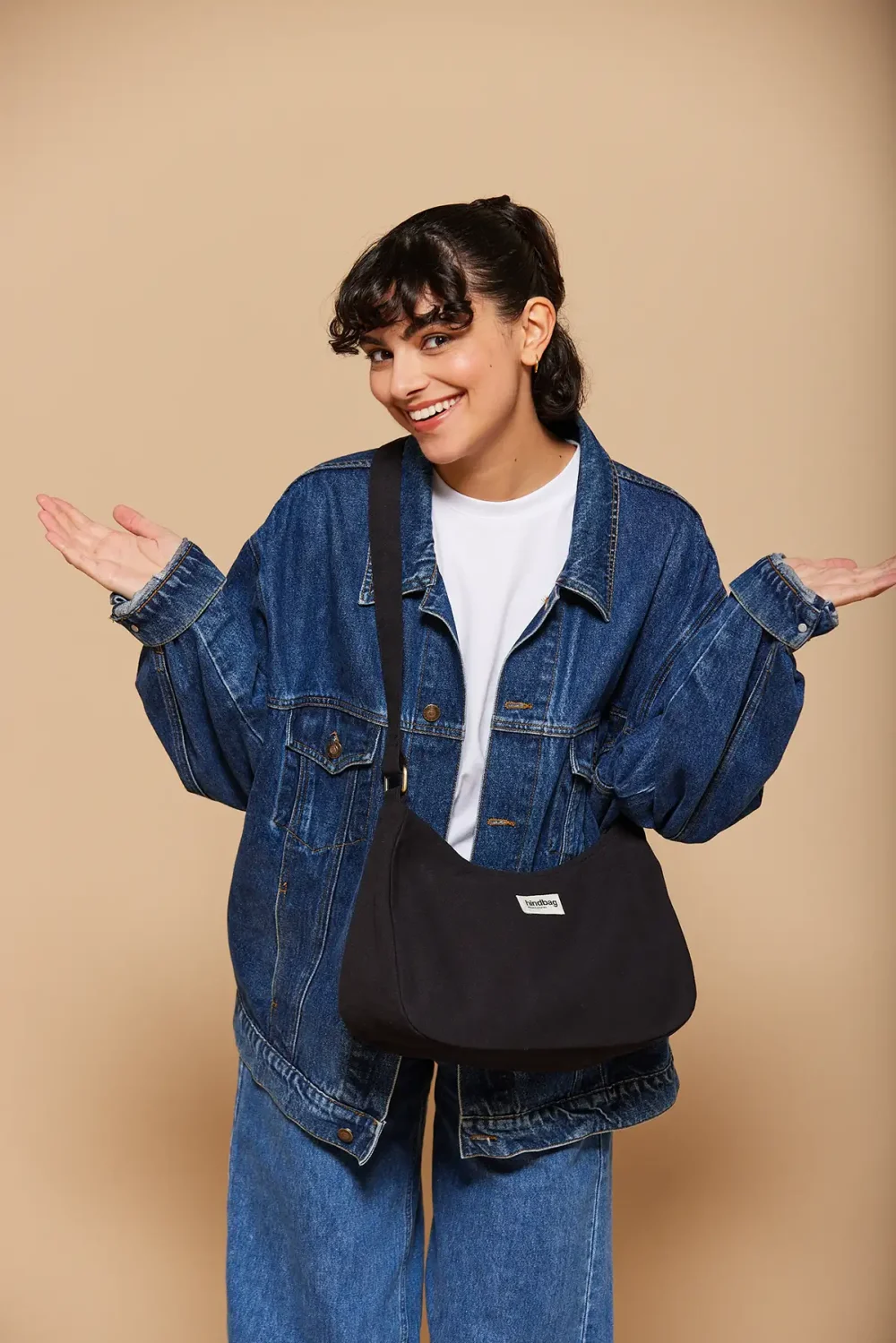 Hindbag Borsa Rosa Nera - immagine 3