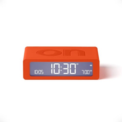 Lexon Flip Travel Sveglia reversibile Arancio