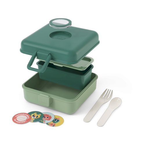 Monbento Kid's Snacky green Forest