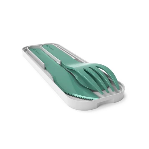 Monbento Posate in plastica biodegradabili Green Forest