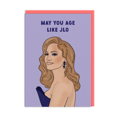 Biglietto Auguri Age Like JLo