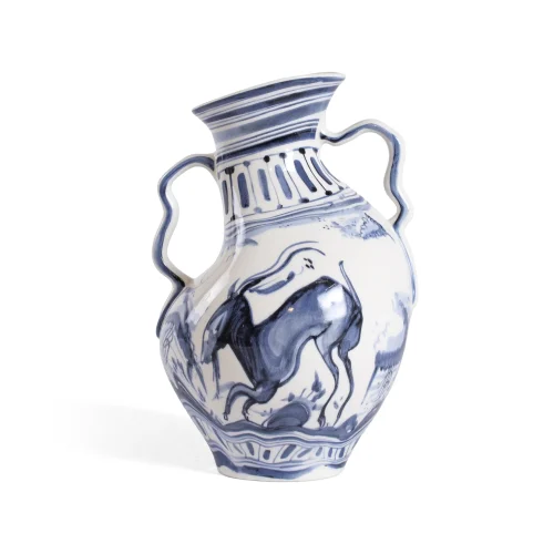 Seletti Vaso in porcellana Classics on Acid Ibex