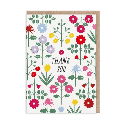 Biglietto Auguri Thank You Flower