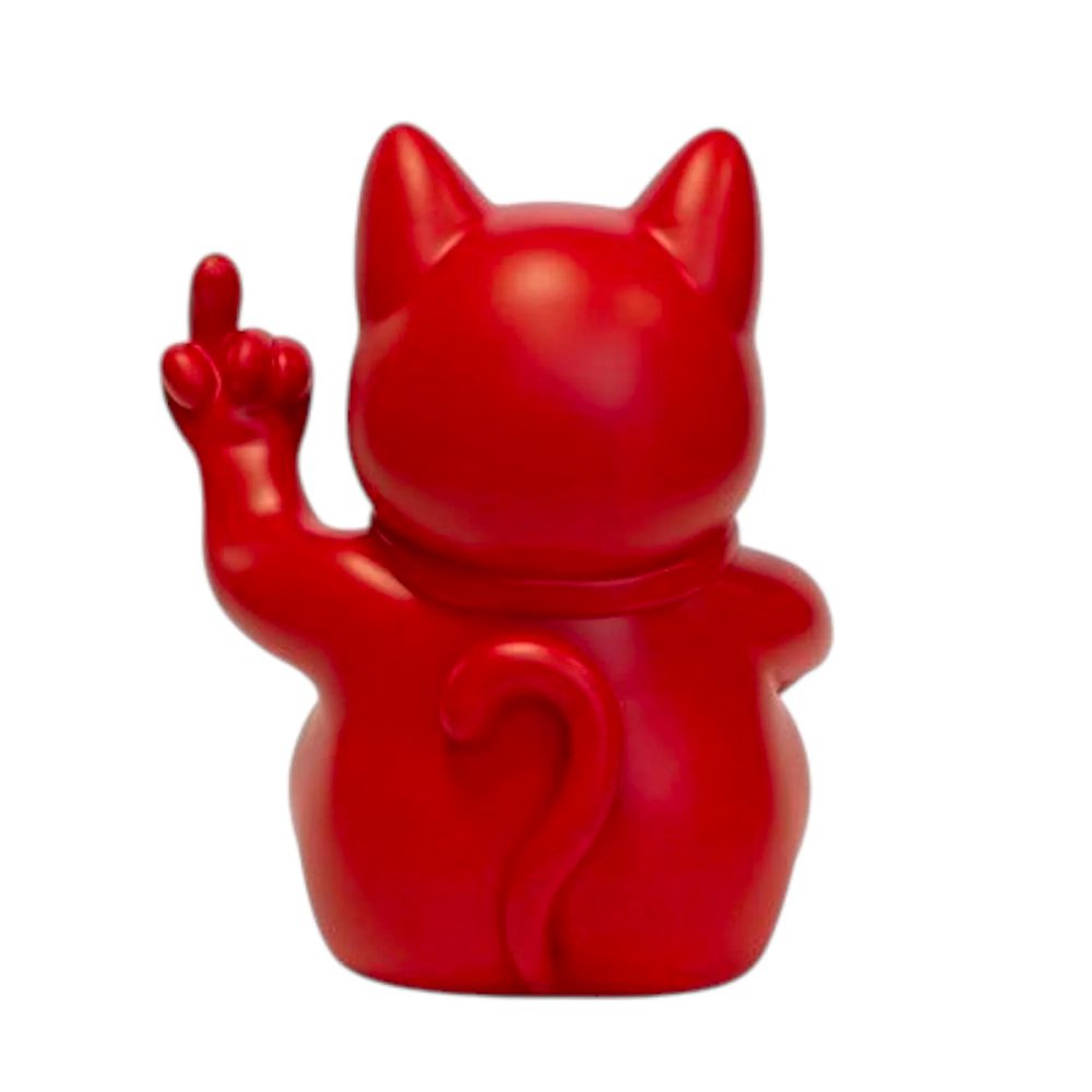 Blogo Design Scultura Maneki Grande Rosso - immagine 2