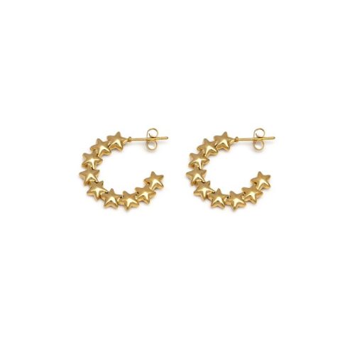 Vestopazzo Essential Orecchini C Hoops Sky