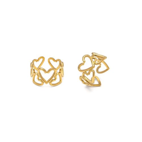 Vestopazzo Essential Anello Cuori Motif