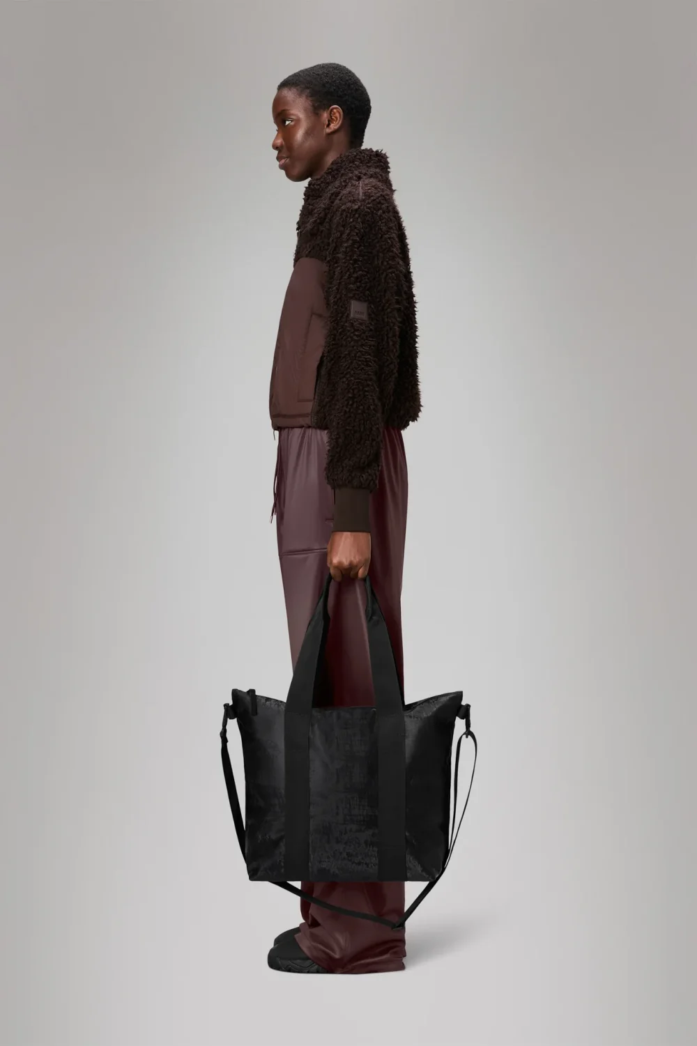Rains Tote Bag Mini Coal - immagine 3