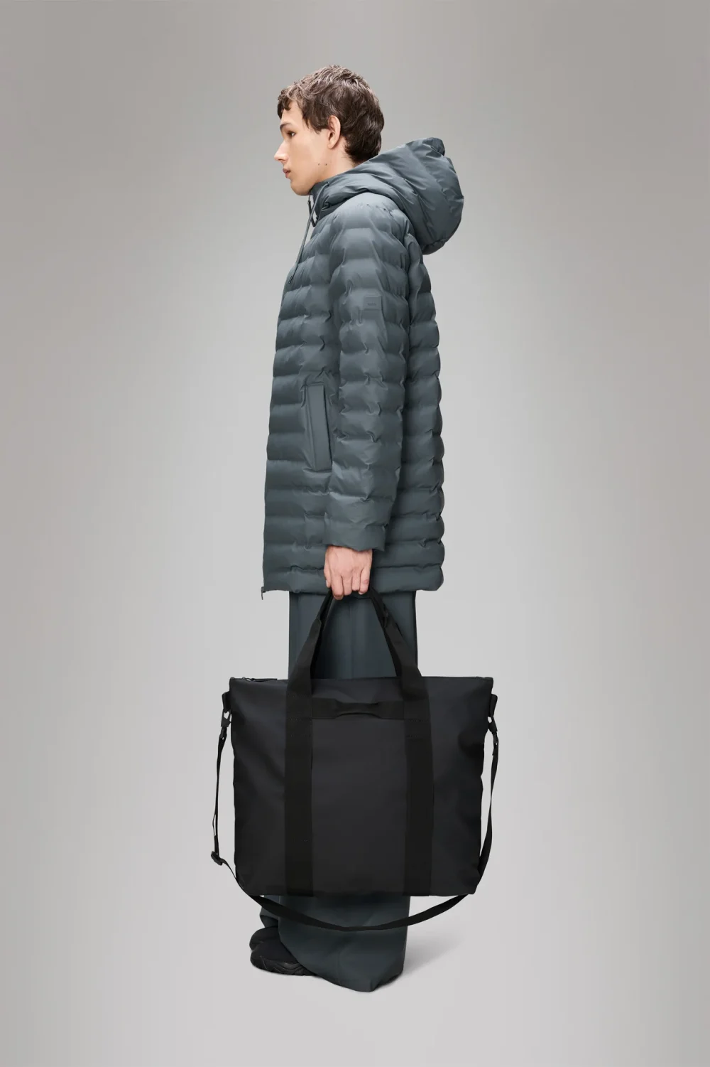 Rains Tote Bag Nera - immagine 2